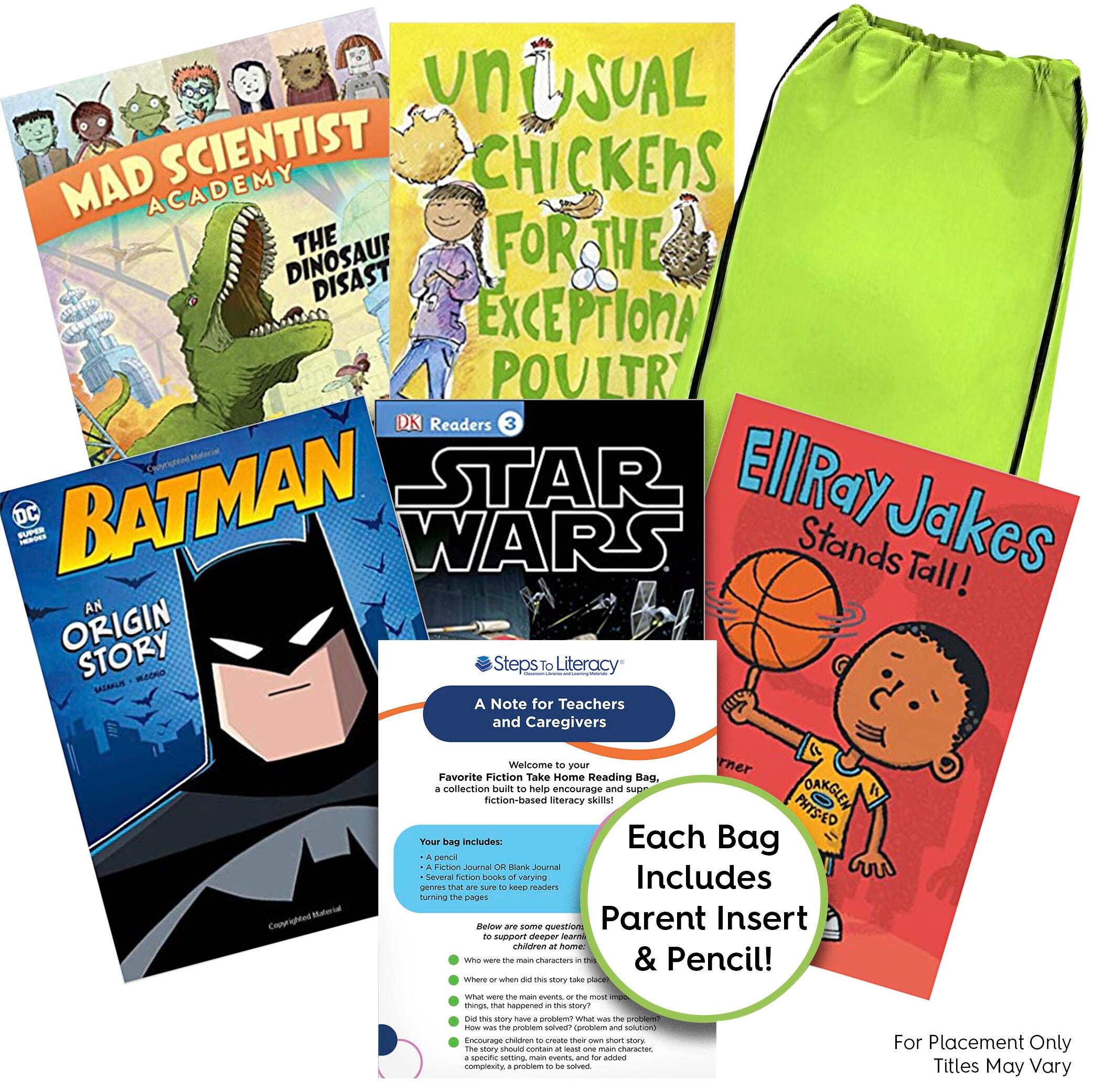Achieve It! Take Home Bag Favorite Fiction Book Collection, Grade 3, Set of 9, Item Number 2097391