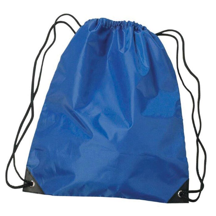 Drawstring Sports Backpack, Royal Blue