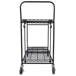 Bostitch Stowaway Folding Utility Cart, 19-1/2 x 31 x 39 Inches, Black, Item Number 2026979