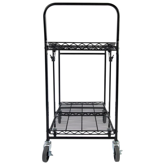 Bostitch Stowaway Folding Utility Cart, 19-1/2 x 31 x 39 Inches, Black