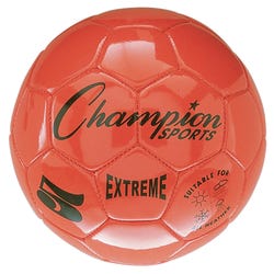 Champion Sports Extreme Series Soccer Ball, Size 5, Orange 1384124