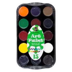 Jack Richeson Non-Toxic Watercolor Paint, 15 Color Set Item Number 2041417