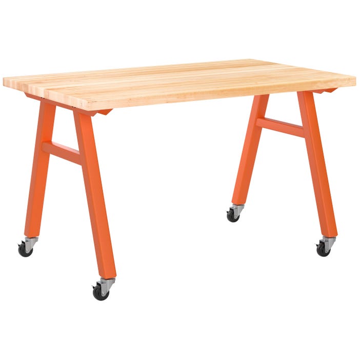 Diversified Spaces Avenuu A-Frame Table, Maple Butcher Block
