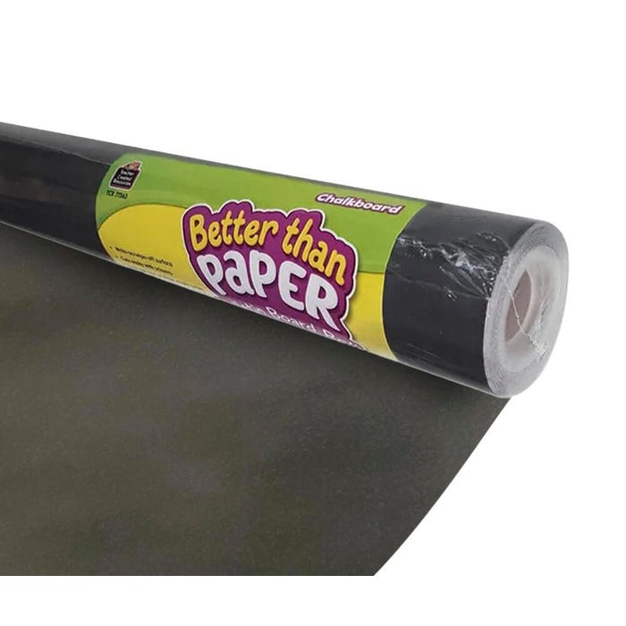 Teacher Created Resources Better Than Paper Bulletin Board Roll, Chalkboard
