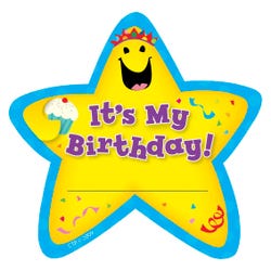 Creative Teaching Press It's My Birthday Star Badges, Item Number 049502