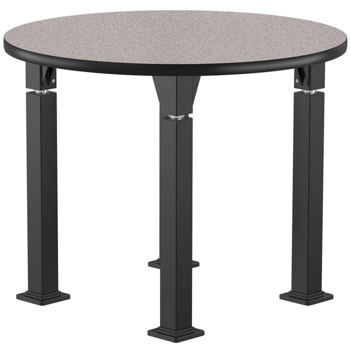 National Public Seating Aero-Lift Round Activity Table, 36 Inch Top, 27 to 42 Adjustable Height