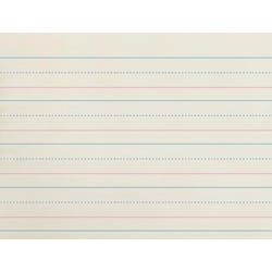 School Smart Zaner-Bloser Handwriting Paper, 10-1/2 x 8 Inches, Grade K, 500 Sheets 085328