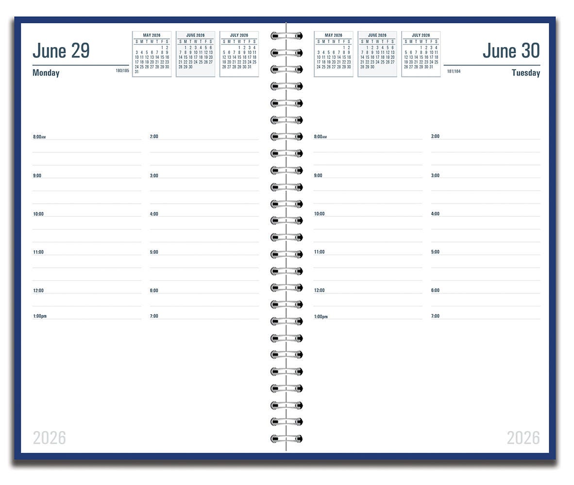 Image for House of Doolittle Academic Daily School Calendar, July 2026 to June 2027, 5-1/4 x 8-1/2 Inches from School Specialty
