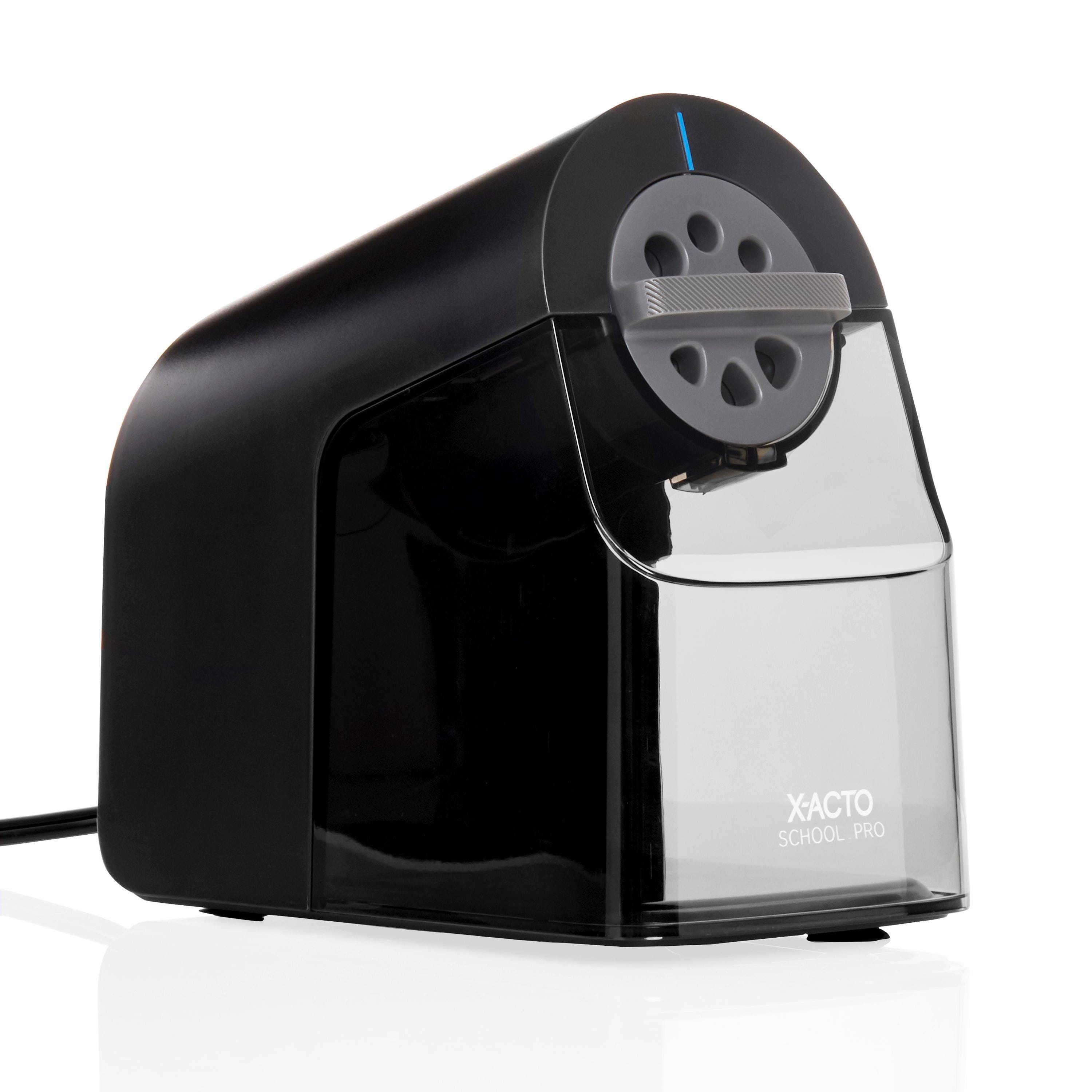 X-ACTO SchoolPro Electric Pencil Sharpener, Black 2039323