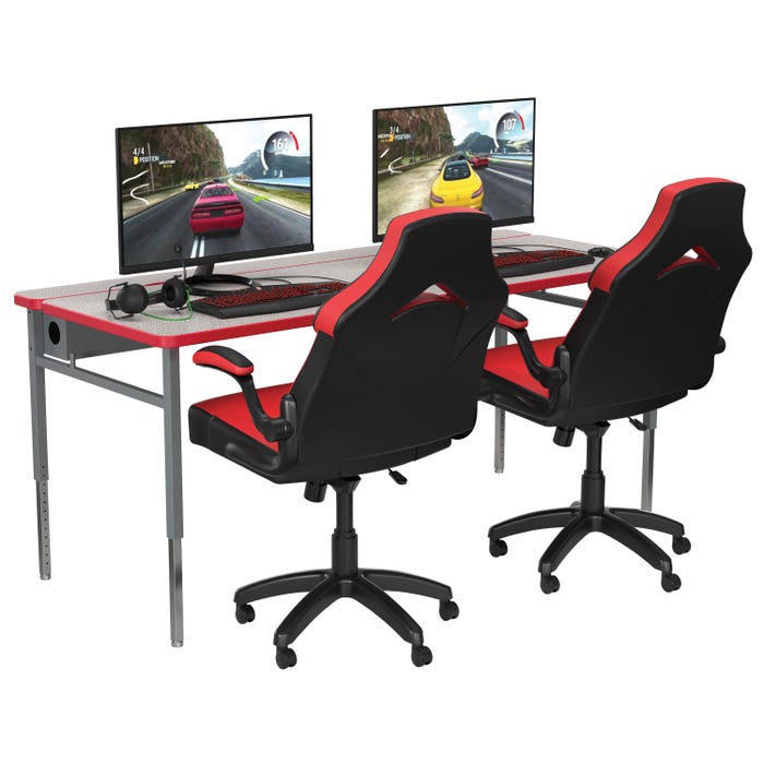 Classroom Select Advocate Series Cable Management Table, Rectangle,T-Mold Edge