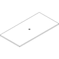 Lorell Prominence 2.0 Rectangular Conf. Tabletop -- Tabletop, Rectangular, Modular, 96"x48"x1-1/2", Mahogany, Item Number 2005253