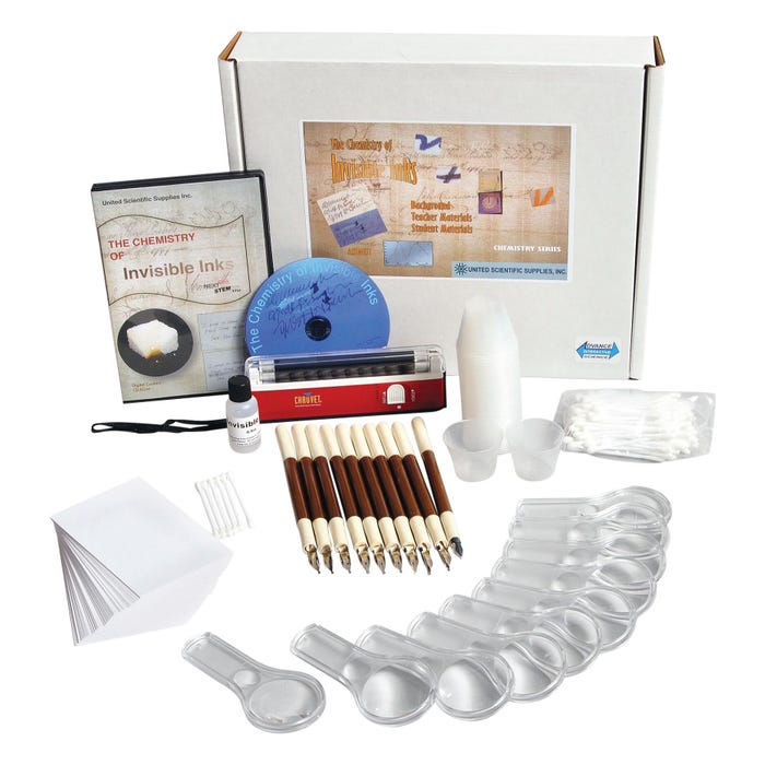 United Scientific the Chemistry of Invisible Inks STEM Kit