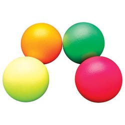FlagHouse Dino Skin Sup-R-Brite Coated Foam Ball, Medium Bounce, 7 Inches, Orange 2120890