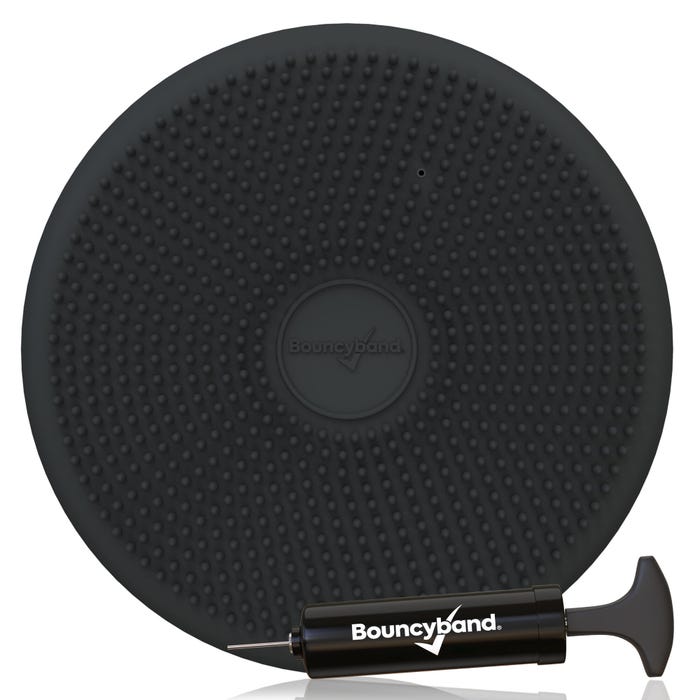 Bouncyband Wiggle Seat Sensory Chair Cushion, 13 Inches, Grey 2121873