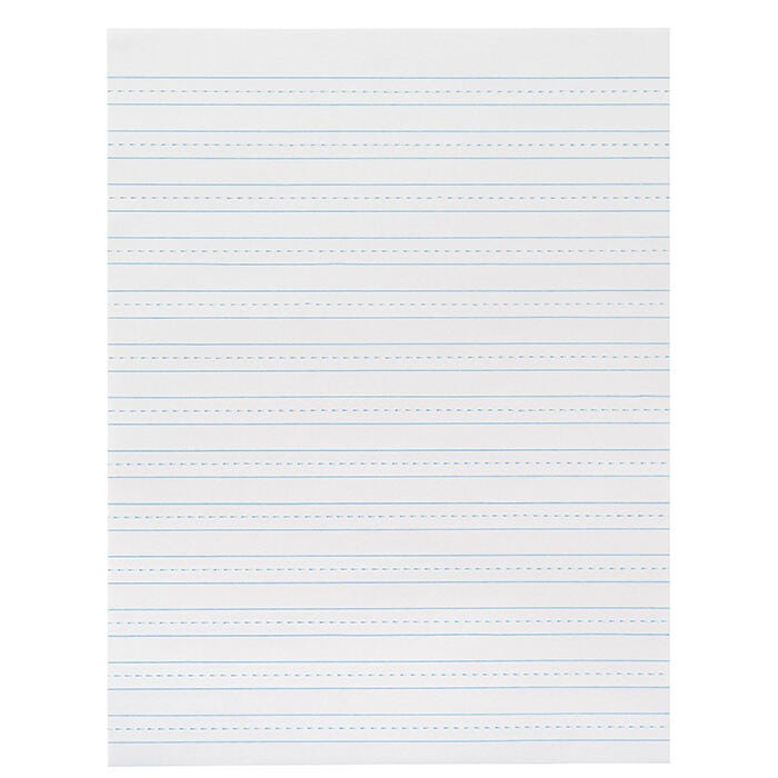 School Smart Skip-A-Line Filler Paper, Un-Punched, 8 x 10-1/2 Inches, 200 Sheets