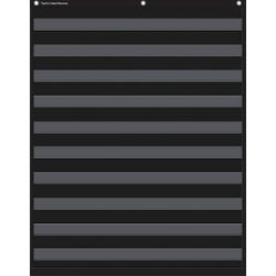 Teacher Created Resources 10 Pocket Chart, Black, Item Number 1570379