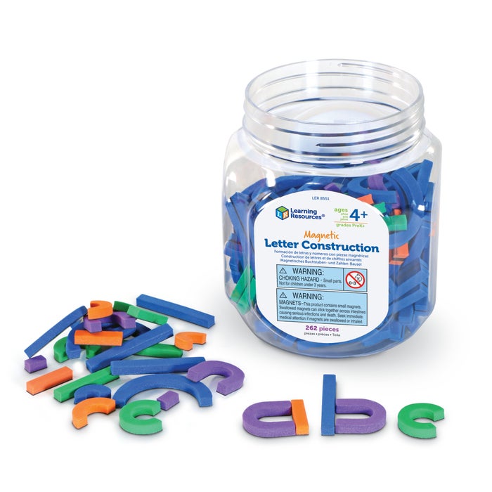 Learning Resources Magnetic Letter Construction, 262 Pieces
