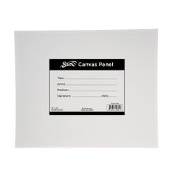 Sax Genuine Canvas Panel, 10 x 14 Inches, White, Item Number 2105332