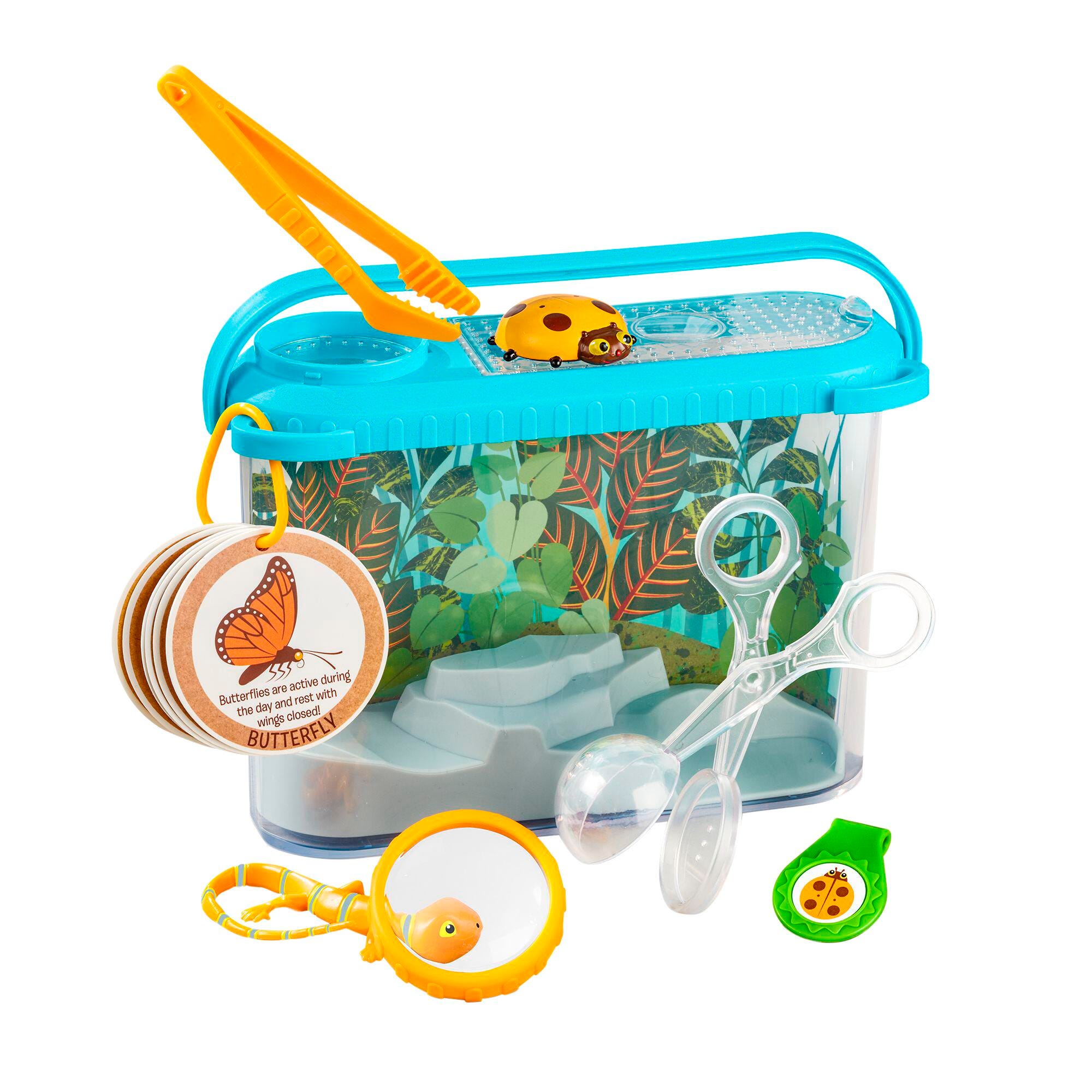 Melissa &amp; Doug Let&#039;s Explore Terrarium Observation Play Set, 16 Pieces, Item Number 2096083