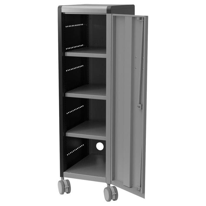 Classroom Select Geode Tall Single Wide Cabinet, 3 Shelves