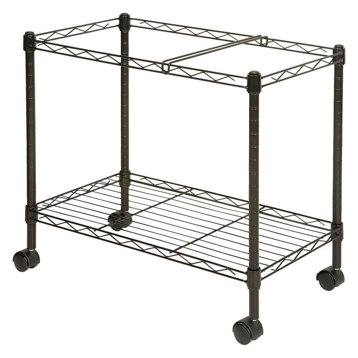Lorell Letter/Legal Mobile File Cart, 25-3/4 x 12-7/8 x 20-1/2 Inches, Black