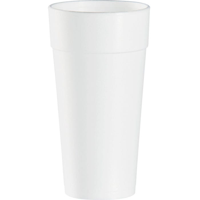 Dart Insulated Foam Cups, White, 24 Ounces, Pack of 500