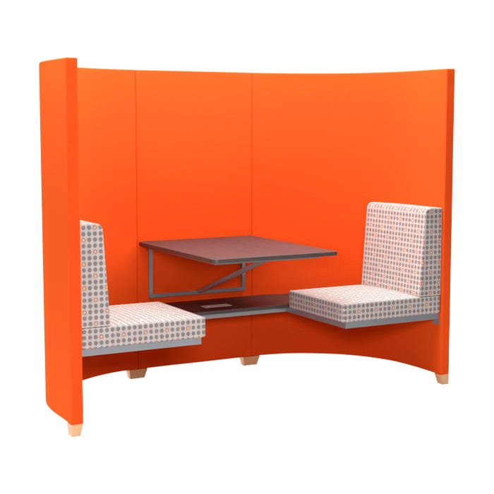 Classroom Select Double Privacy Pod, 62 Inch H