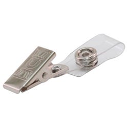 Advantus ID Badge Clip Adapter with Strap and Metal Clip, Pack of 25