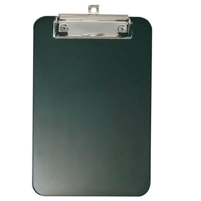 Officemate Plastic Clipboard, Memo Size, 6 x 9 x 1/2 Inches, Black