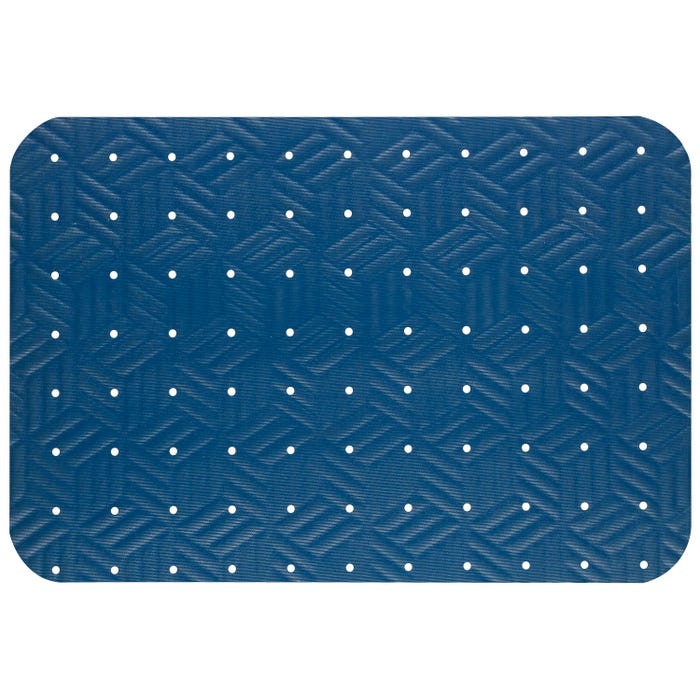 M&A Matting Wet Step Mat, 2 x 3 Feet, Blue