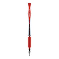 uniball Comfort Grip Stick Gel Pen, 0.7 mm Medium Tip, Red 027632
