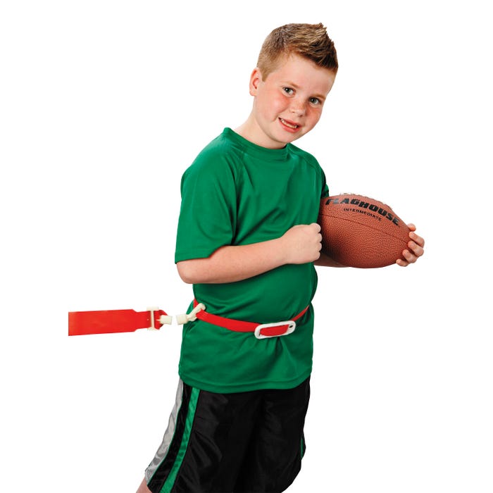Flag Football Belts, White, Set of 12