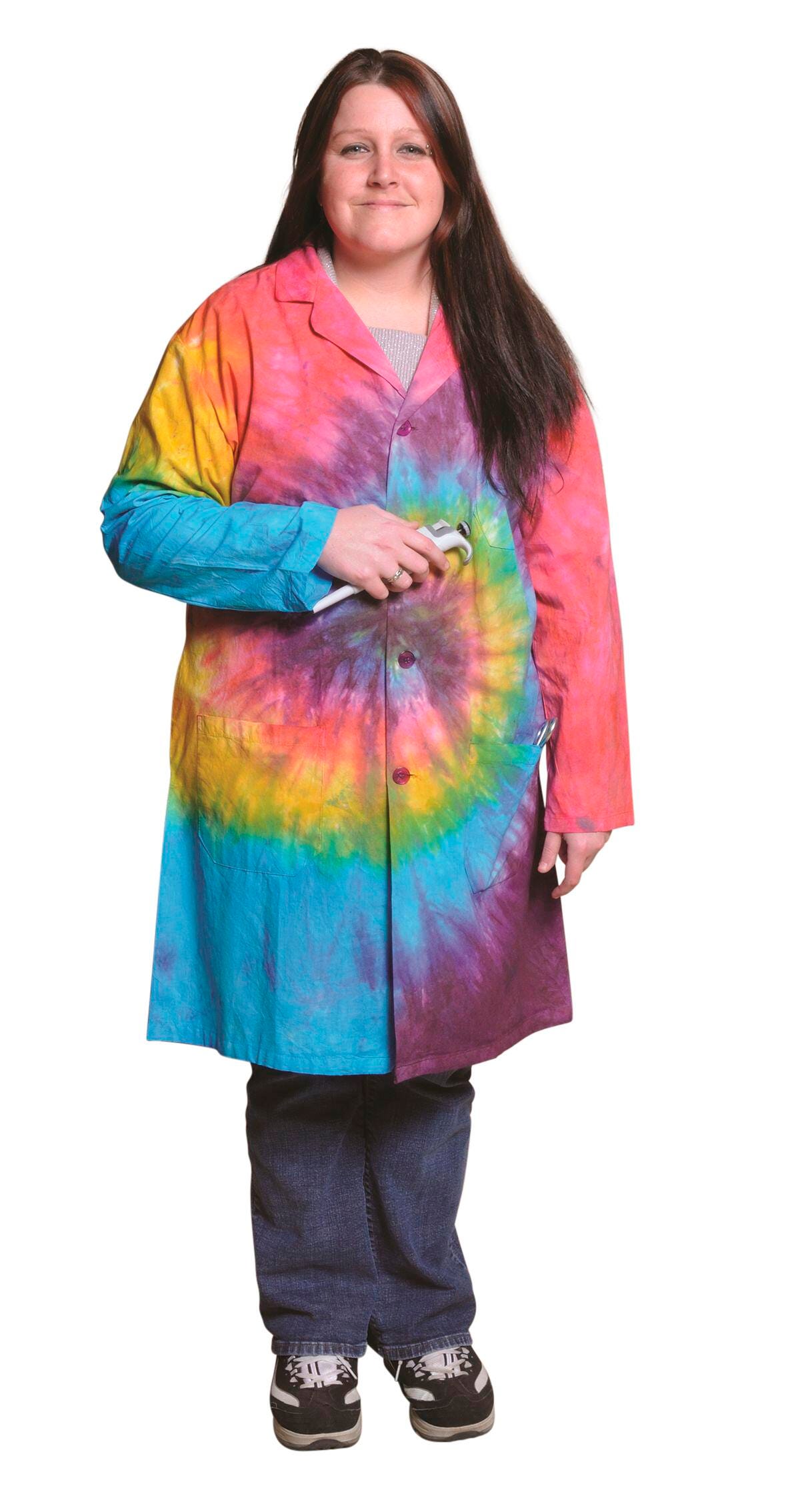 United Scientific Tie-Dyed Laboratory Coat, Extra Large, Item Number 2093188