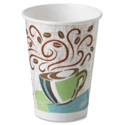 Dixie PerfecTouch Insulated Hot Cups, 8 oz, Pack of 50