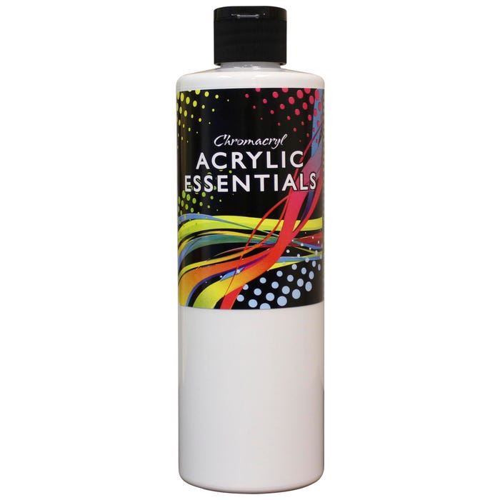 Chromacryl Acrylic Essentials, White, Pint