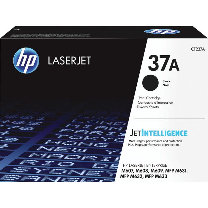 HP 37A Ink Cartridge, CF237A, Black