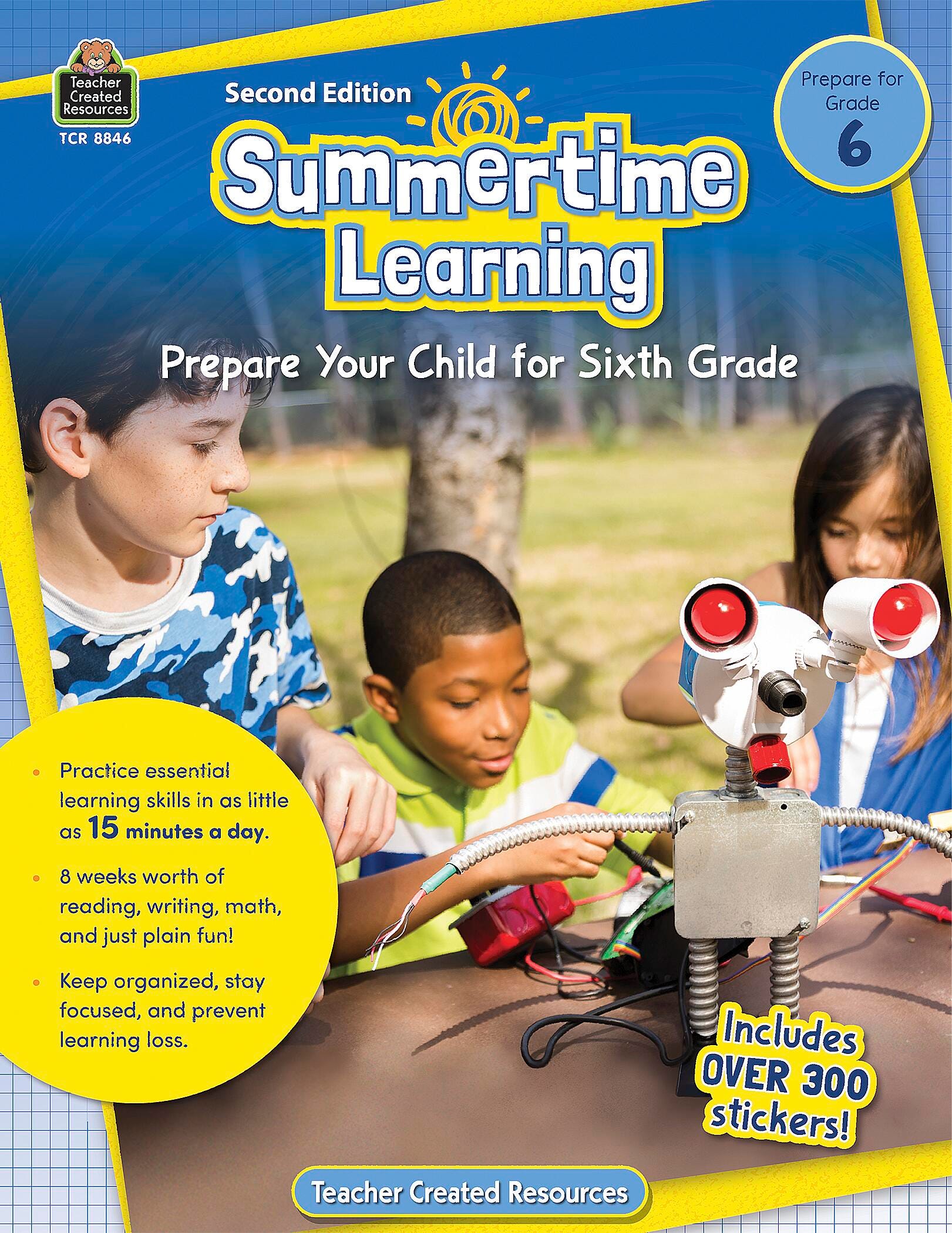 Teacher Created Resource Workbook SummerTime Learning, Grade 6, Item Number 2098937