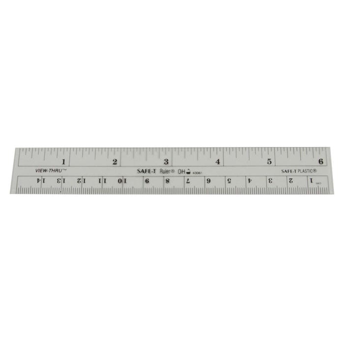 Delta Education Ruler, Dual Scale, 6 Inch, Flexible, Pack of 8