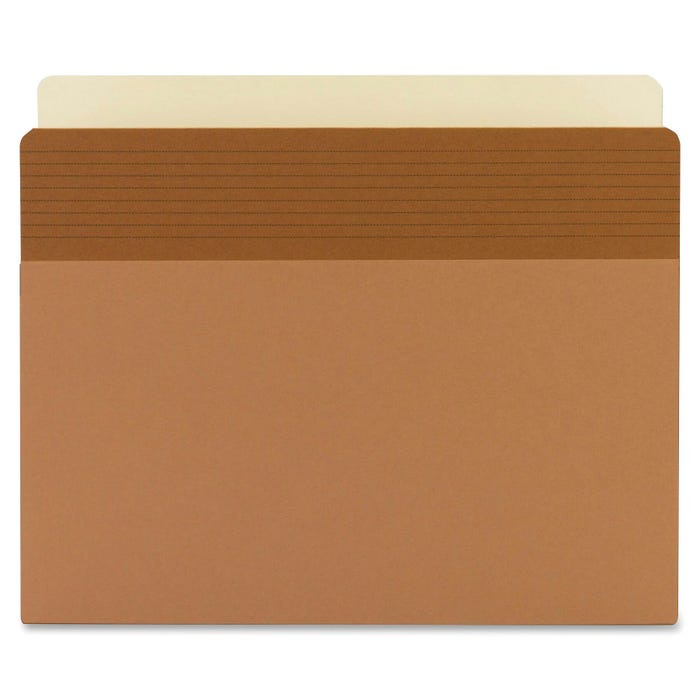 Smead Easy Grip Expanding File Pocket, Letter Size, 5-1/4 Inch Expansion, Redrope, Pack of 10