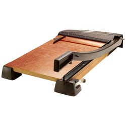 X-ACTO Heavy Duty Wood Base Paper Trimmer, 18 Inch Cut 011409