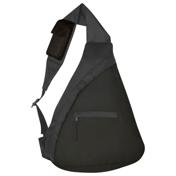 Budget Sling Backpack, Black/Black