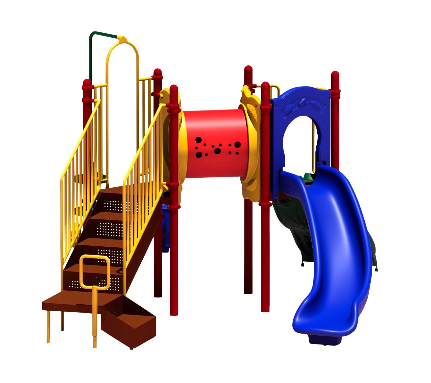 Ultra Play Deer Creek Play Structure With Ground Spike Anchor Kit, Playful Color, Item Number 2104588