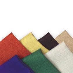 Thompson Decorator Burlap Sheets, 12 x 18 Inches, Assorted Colors, Set of 6