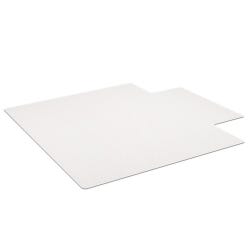ES Robbins EverLife Chair Mat for Medium Pile Carpet, 46 x 60 Inches with Lip, Clear