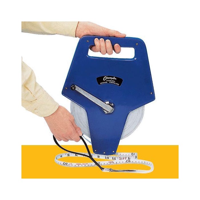 FlagHouse Fiberglass Measuring Tape, Open Reel, 100 Feet (30 Meters) 2120305