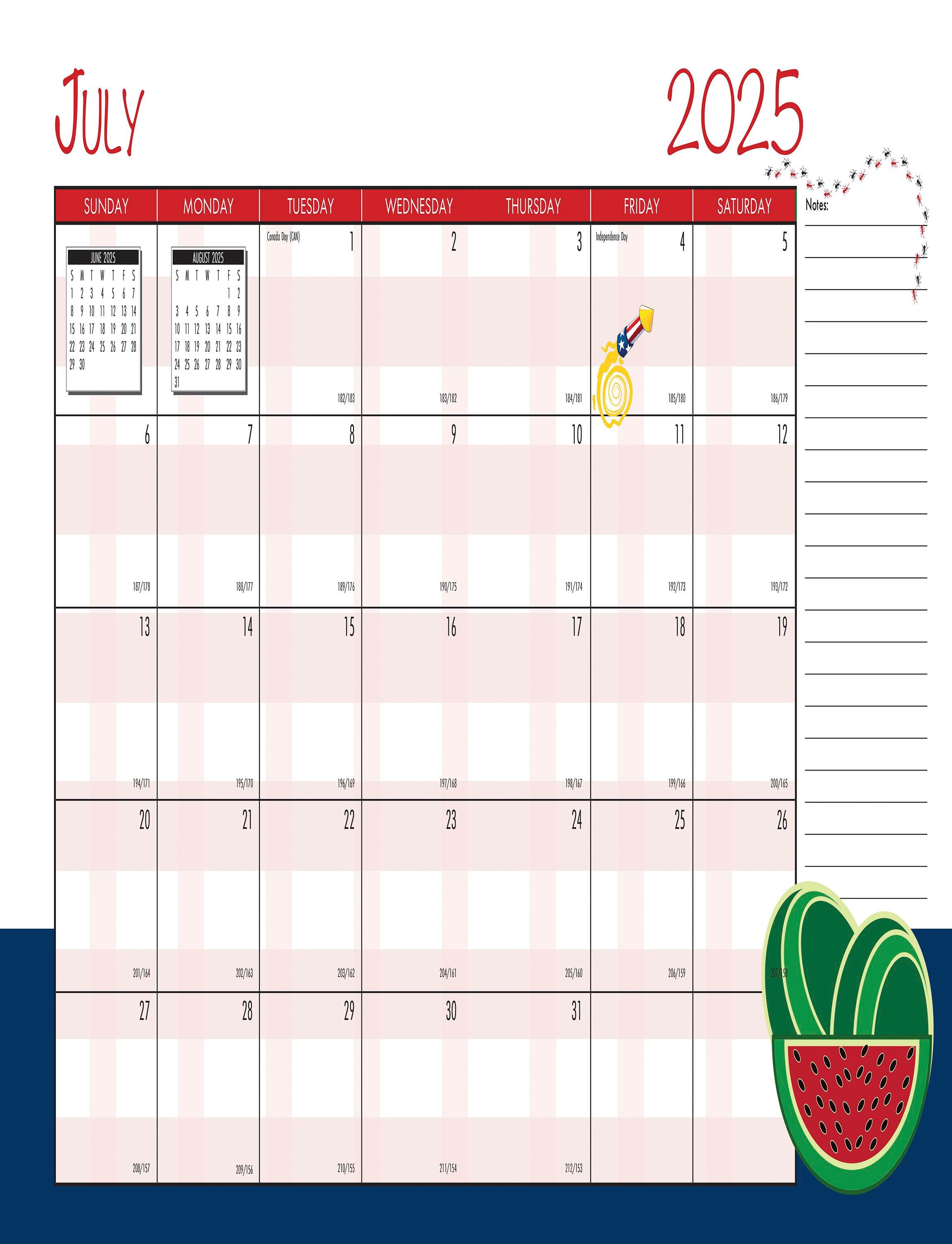 House of Doolittle, Academic Seasonal Monthly Planner, 12 months, July 2025-July 2026, 7 x 10 Inches 2151004