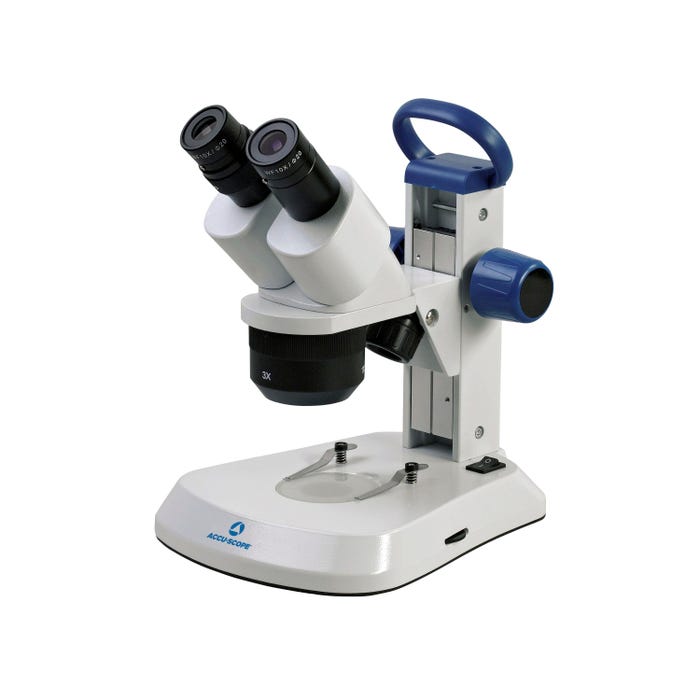 Accu-Scope EXS-210 Stereo Binocular Microscope with 1x and 3x Objectives