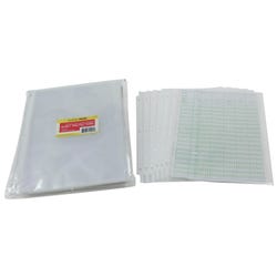 School Smart Heavy Duty Sheet Protectors, 8-1/2 x 11 Inches, Crystal Clear, Pack of 100 2150999