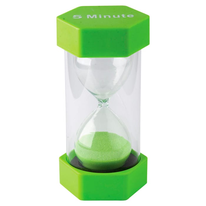 Teacher Created Resources Large Sand Timer, 5 Minutes