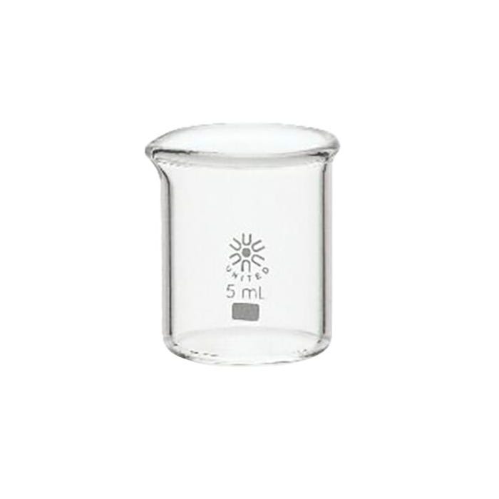 United Scientific Beakers, Low Form, Borosilicate Glass, 5ml